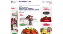Desktop Screenshot of blumenbox.de